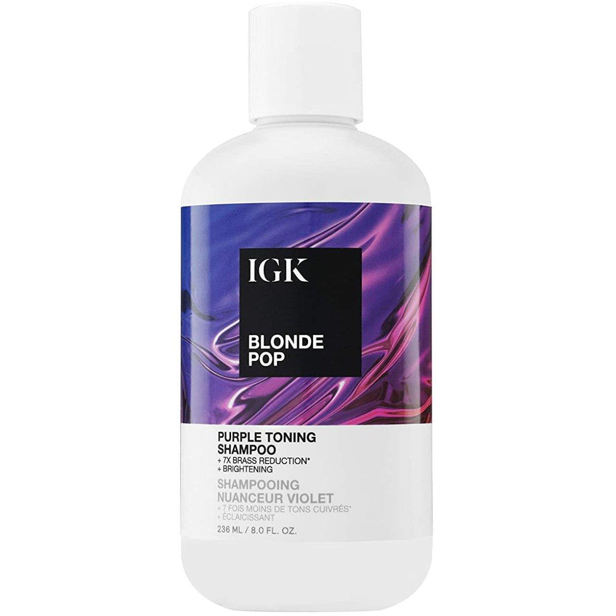 IGK Blonde POP Shampoo 8 oz - Professional Hair Care