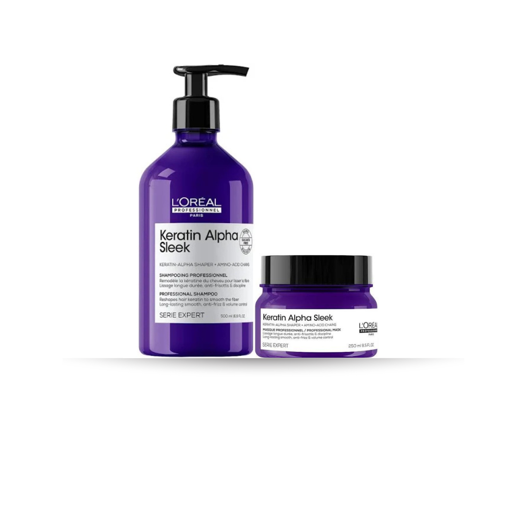 L'Oréal Professionnel Serie Expert Keratin Alpha Sleek Duo with Masque