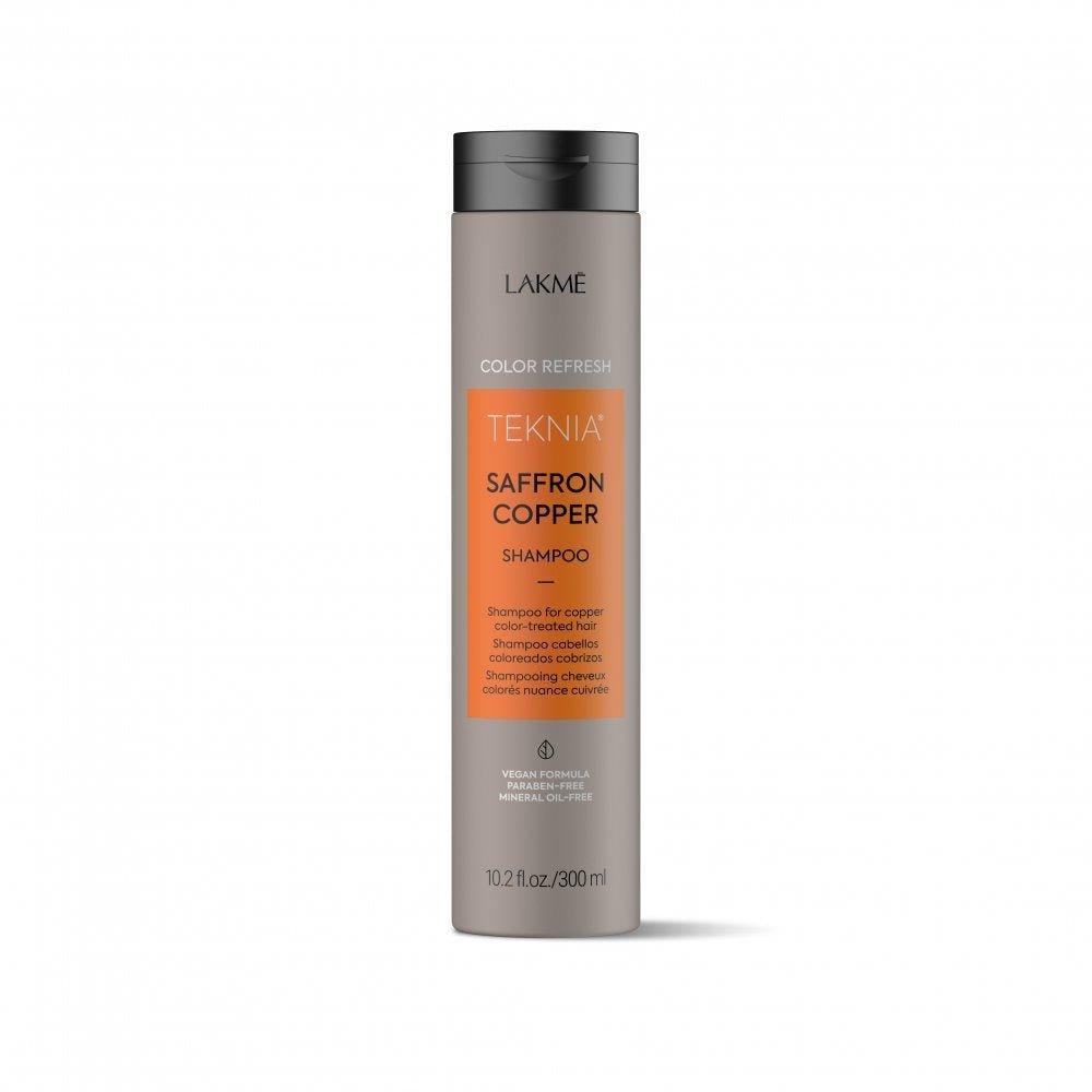 Lakme Teknia Safron Copper Refresh Shampoo 10.2 oz - Professional Hair Care