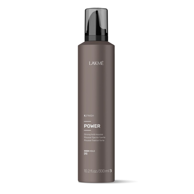 Lakme K Finish Power Strong Hold Mousse 10.2oz by Lakme | James Geidner Hair Studio, Vero Beach FL