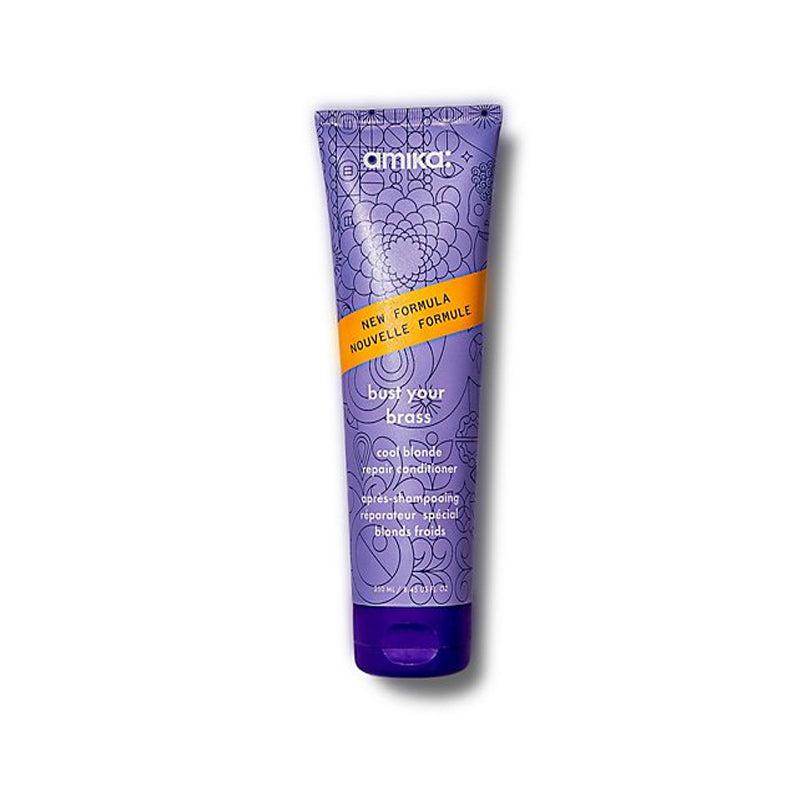 Amika Bust Your Brass Cool Blonde Repair Conditioner - James Geidner Hair Studio