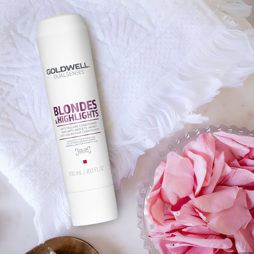 Goldwell Dualsenses Blondes & Highlights Anti - yellow Conditioner 10.1 Oz - James S Geidner Inc