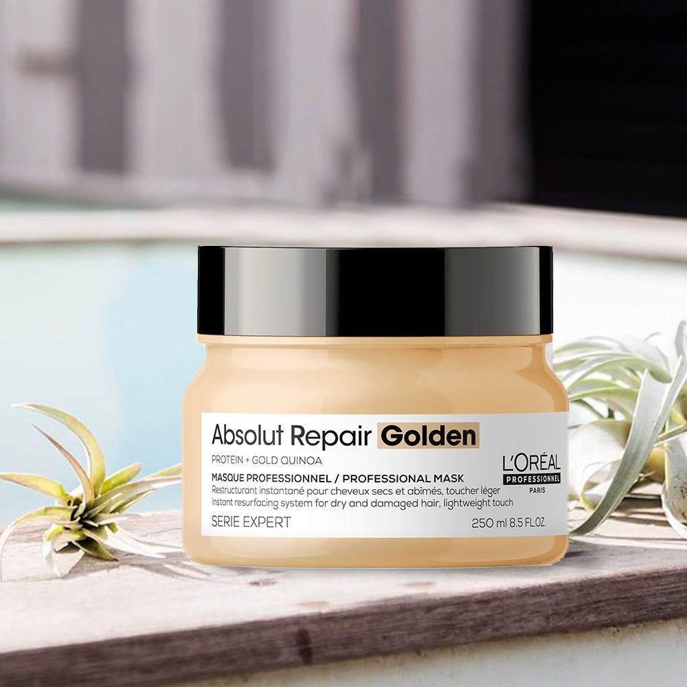 L'Oreal Absolut Repair Golden Mask for Damaged Hair - James Geidner Hair Studio
