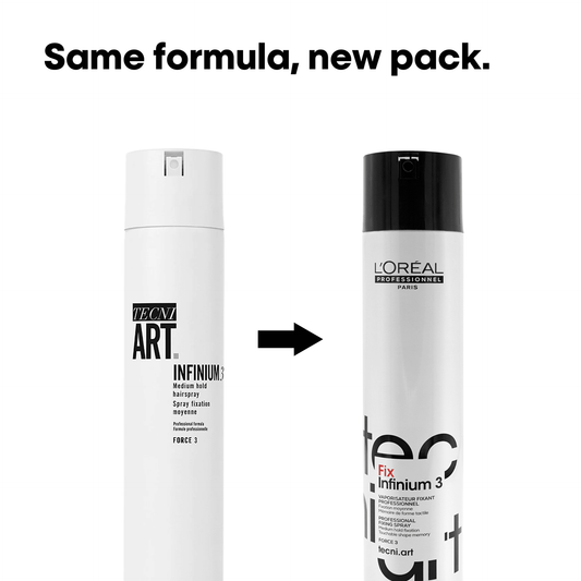 L'Oreal Tecni.Art Fix Infinium 3 Medium Hold Hairspray 10.2 oz - James Geidner Hair Studio