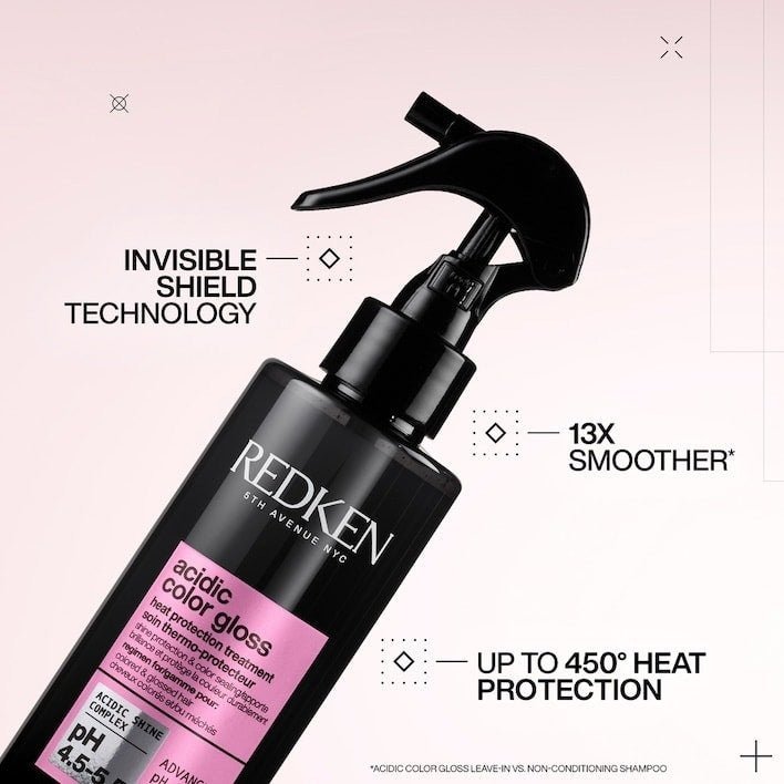 Redken Acidic Color Gloss Heat - Protection Leave - In Treatment - James Geidner Hair Studio