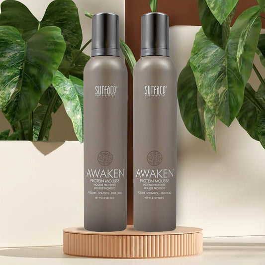 Surface Awaken Protein Mousse 8.8oz / 250G (Pack of 2) - James Geidner Hair Studio