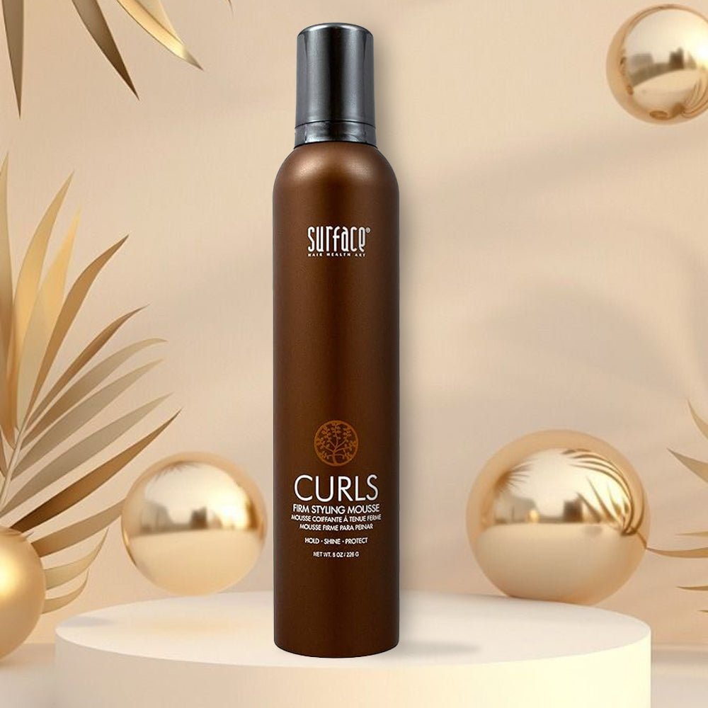 Surface Hair Curls Firm Styling Mousse, 8 oz - James Geidner Hair Studio