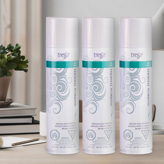 Tressa Thermal Working Hairspray 55% 10.5 oz (Pack of 3) - James Geidner Hair Studio