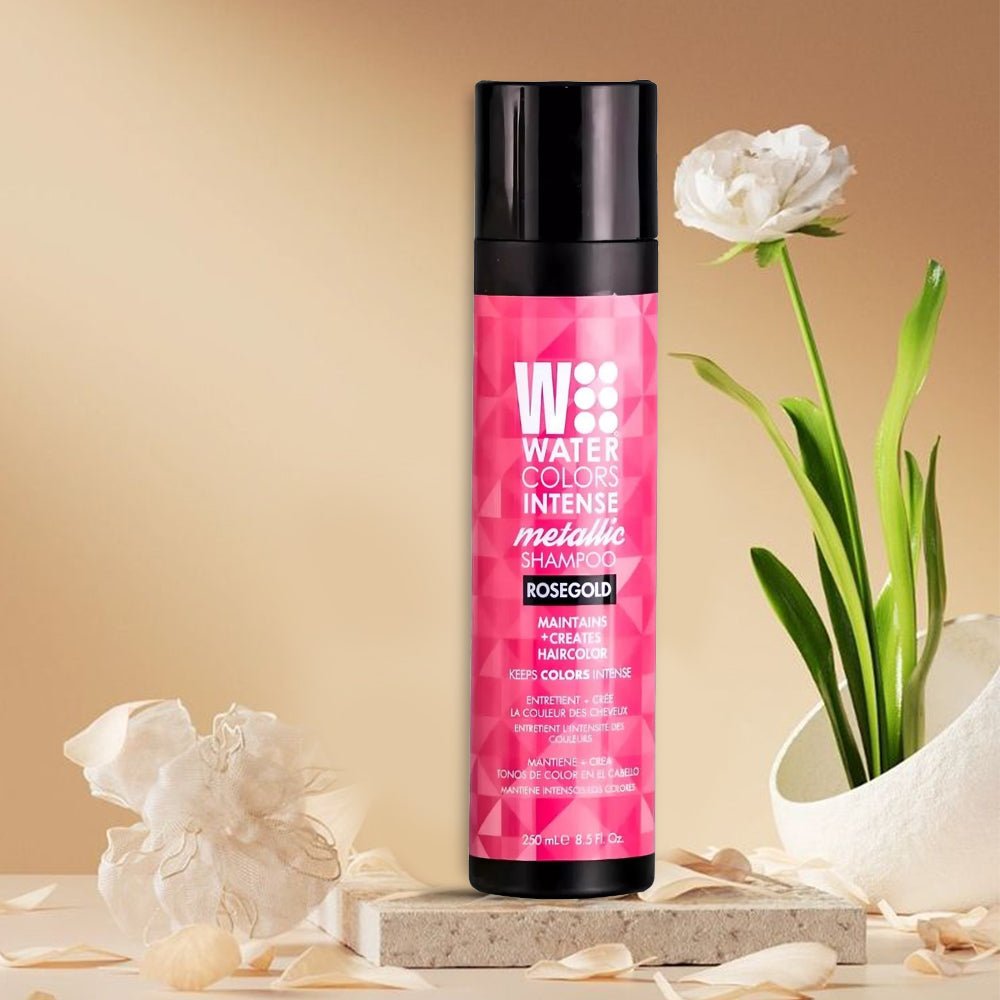 Tressa Watercolors Intense Metallic Shampoo Rosegold - 8.5 oz - James Geidner Hair Studio