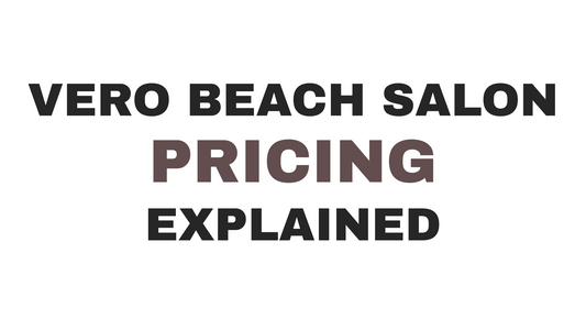 Hair service pricing factors at James Geidner Hair Studio, Vero Beach FL.