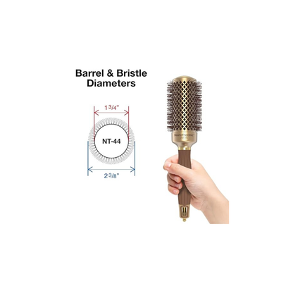 Olivia Garden Nano Thermic Ceramic + Ion Round Thermal Hair Brush -Blowout Brush for Normal to Thick Hair