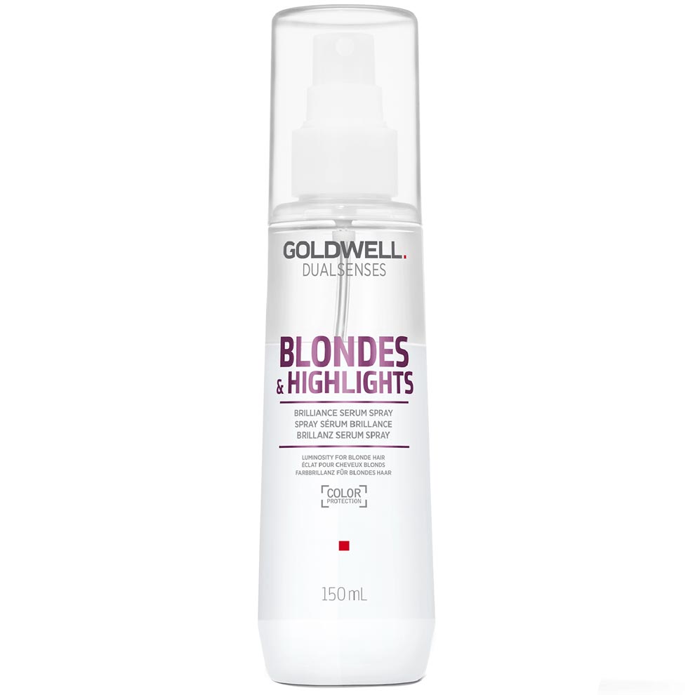 Goldwell DualSenses Blonde & Highlights Brillance Serum Spray 5oz - Professional Hair Care
