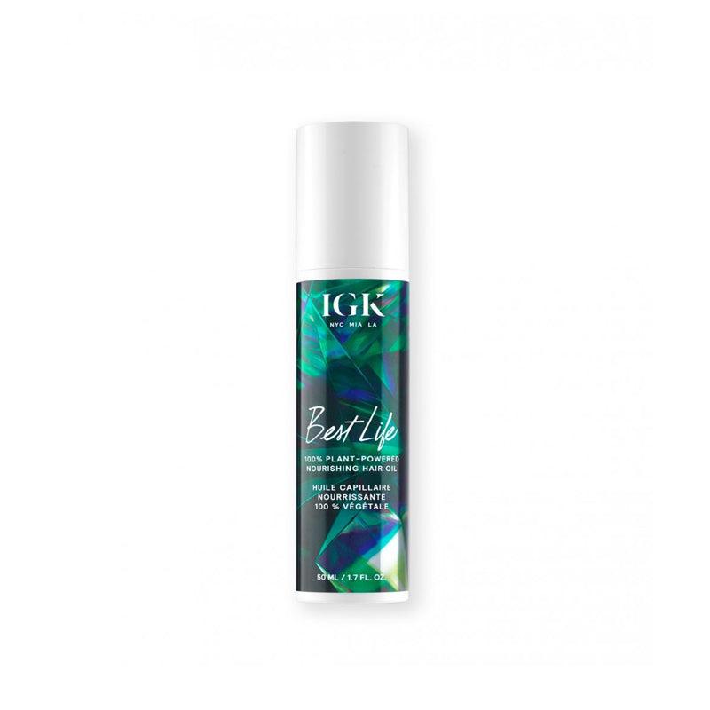 IGK Best Life 100% Plant-Powered Nourishing Hair Oil 1.4oz - Professional Hair Care