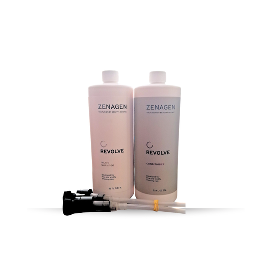 Zenagen Men's Revolve Thickening Shampoo 32 oz & Conditioner 32 oz Duo