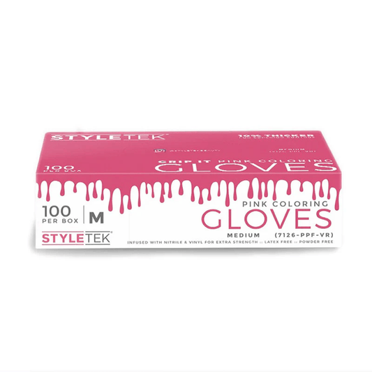 Styletek Pink Powder Free Gloves 100pk