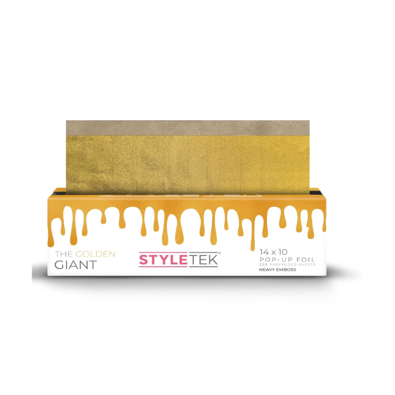 Styletek The Golden Giant 14x10 250ct Mega Wide Heavy Texture Foil Sheets by Styletek | James Geidner Hair Studio, Vero Be...