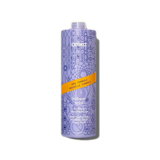Amika Bust Your Brass Cool Blonde Repair Conditioner - James Geidner Hair Studio