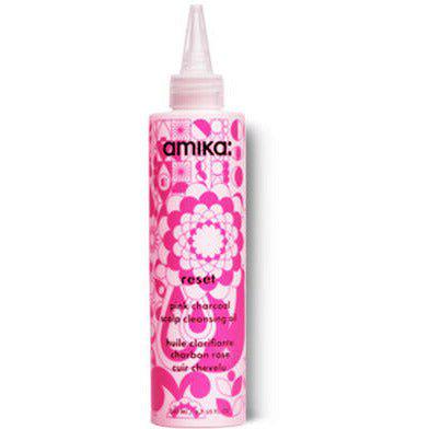 Amika Reset Pink Charcoal Scalp Cleansing Oil 6.7 oz - James Geidner Hair Studio