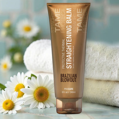 Brazilian Blowout Acai Protective Thermal Straightening Balm 8oz - James Geidner Hair Studio