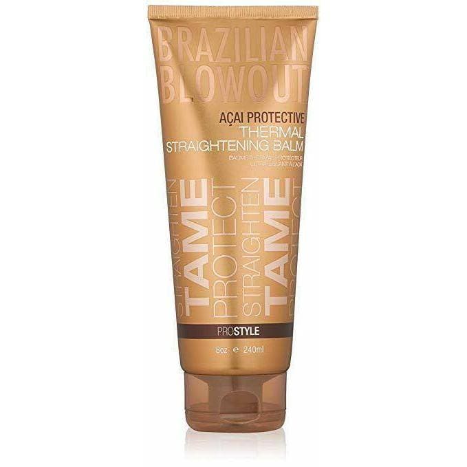 Brazilian Blowout Acai Protective Thermal Straightening Balm 8oz - James Geidner Hair Studio