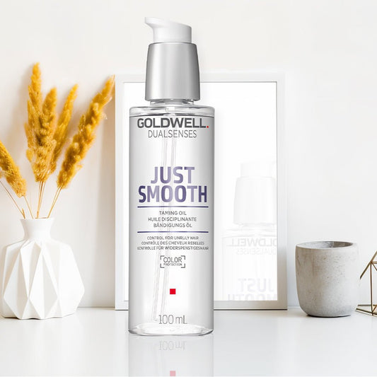 Goldwell DualSenses Just Smooth Taming Oil 3.3oz - James S Geidner Inc