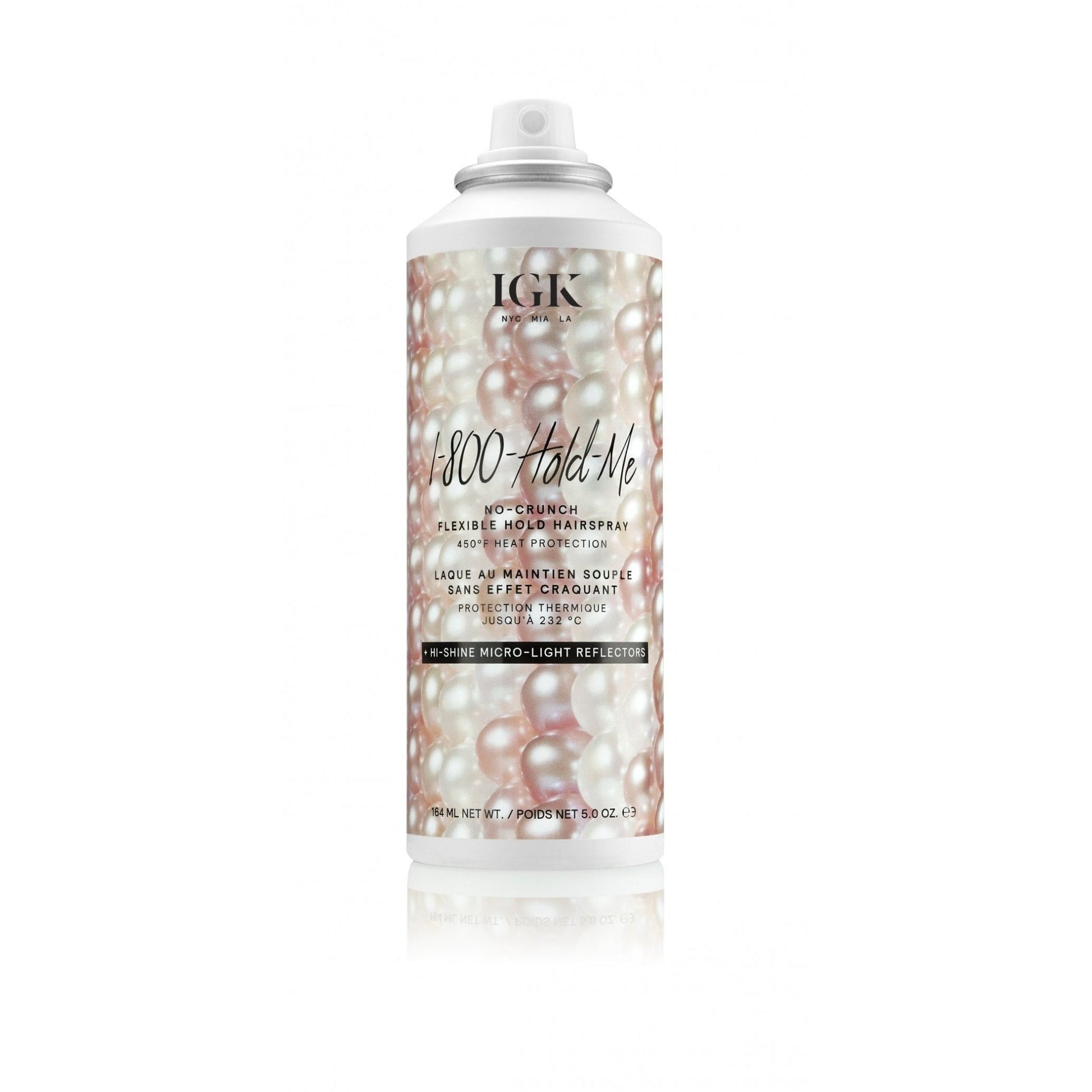 IGK 1 - 800 - HOLD - ME No - Crunch Flexible Hold Hairspray 5oz - James Geidner Hair Studio