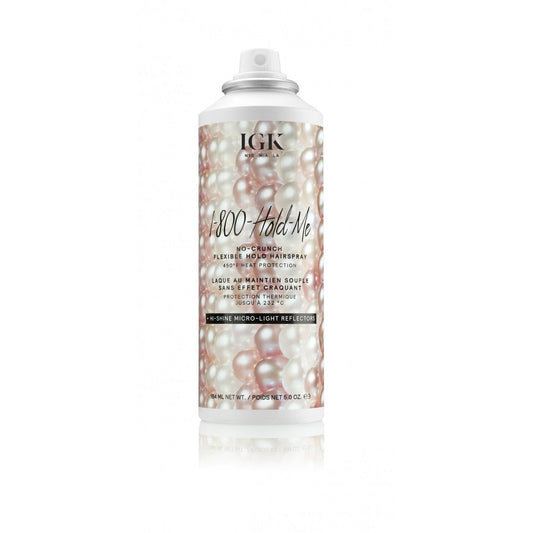 IGK 1 - 800 - HOLD - ME No - Crunch Flexible Hold Hairspray 5oz - James Geidner Hair Studio