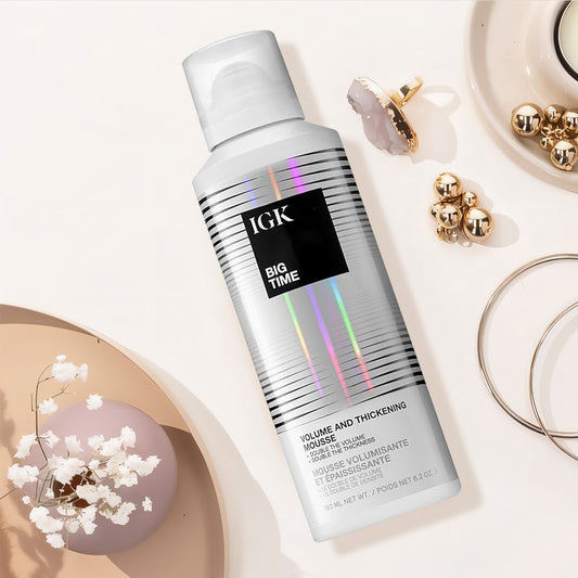IGK Big Time Volume & Thickening Hair Mousse 6.2oz - James S Geidner Inc