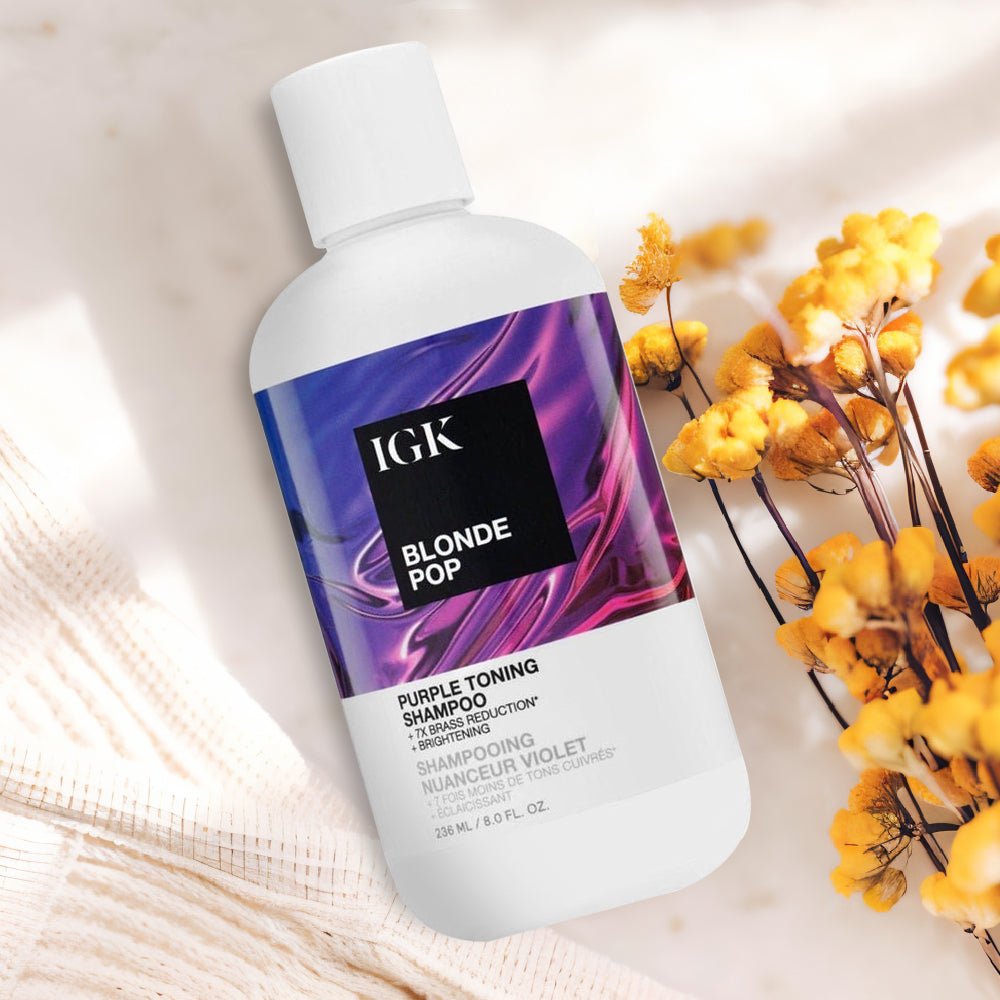 IGK Blonde POP Shampoo 8 oz - James Geidner Hair Studio