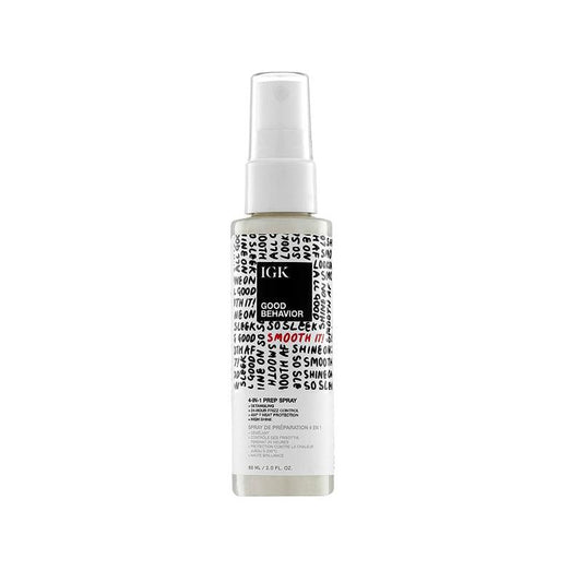 IGK hair GOOD BEHAVIOR 4 - in - 1 Prep Spray 2oz - James S Geidner Inc