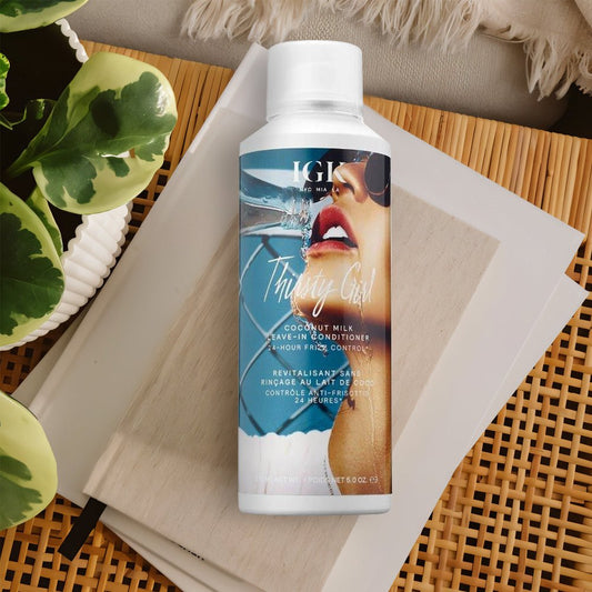IGK Thirsty Girl Coconut Milk Leave - In Conditioner 5oz - James S Geidner Inc