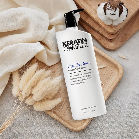 Keratin Complex Vanilla Bean Deep Conditioner 33.8oz - James S Geidner Inc