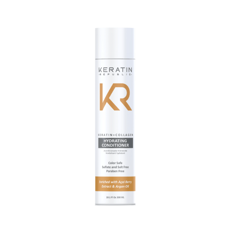 Keratin Republic Keratin & Collagen Hydrating Conditioner 10.1 oz - James Geidner Hair Studio