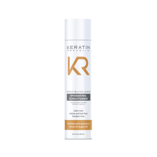 Keratin Republic Keratin & Collagen Hydrating Conditioner 10.1 oz - James Geidner Hair Studio