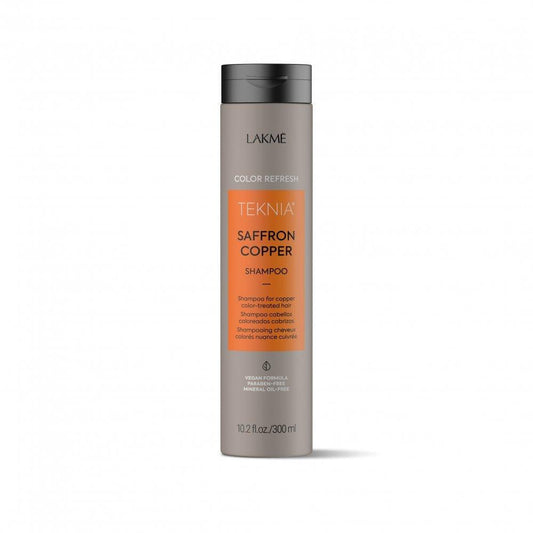 Lakme Teknia Safron Copper Refresh Shampoo 10.2 oz - James S Geidner Inc