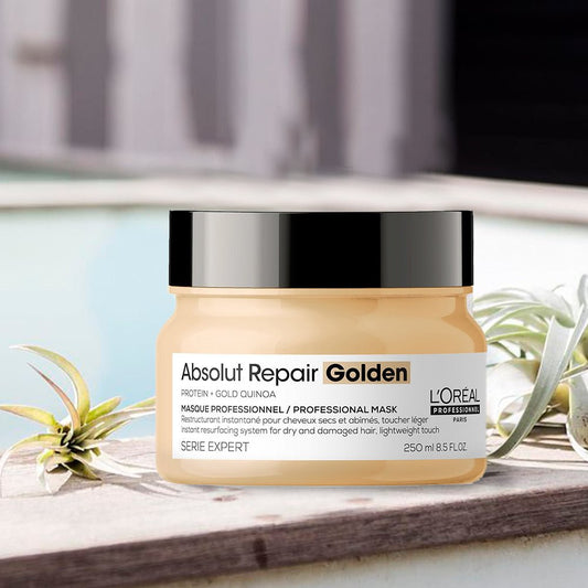 L'Oreal Absolut Repair Golden Mask for Damaged Hair - James Geidner Hair Studio