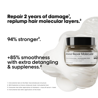 L'Oreal Absolut Repair Molecular Mask - James Geidner Hair Studio