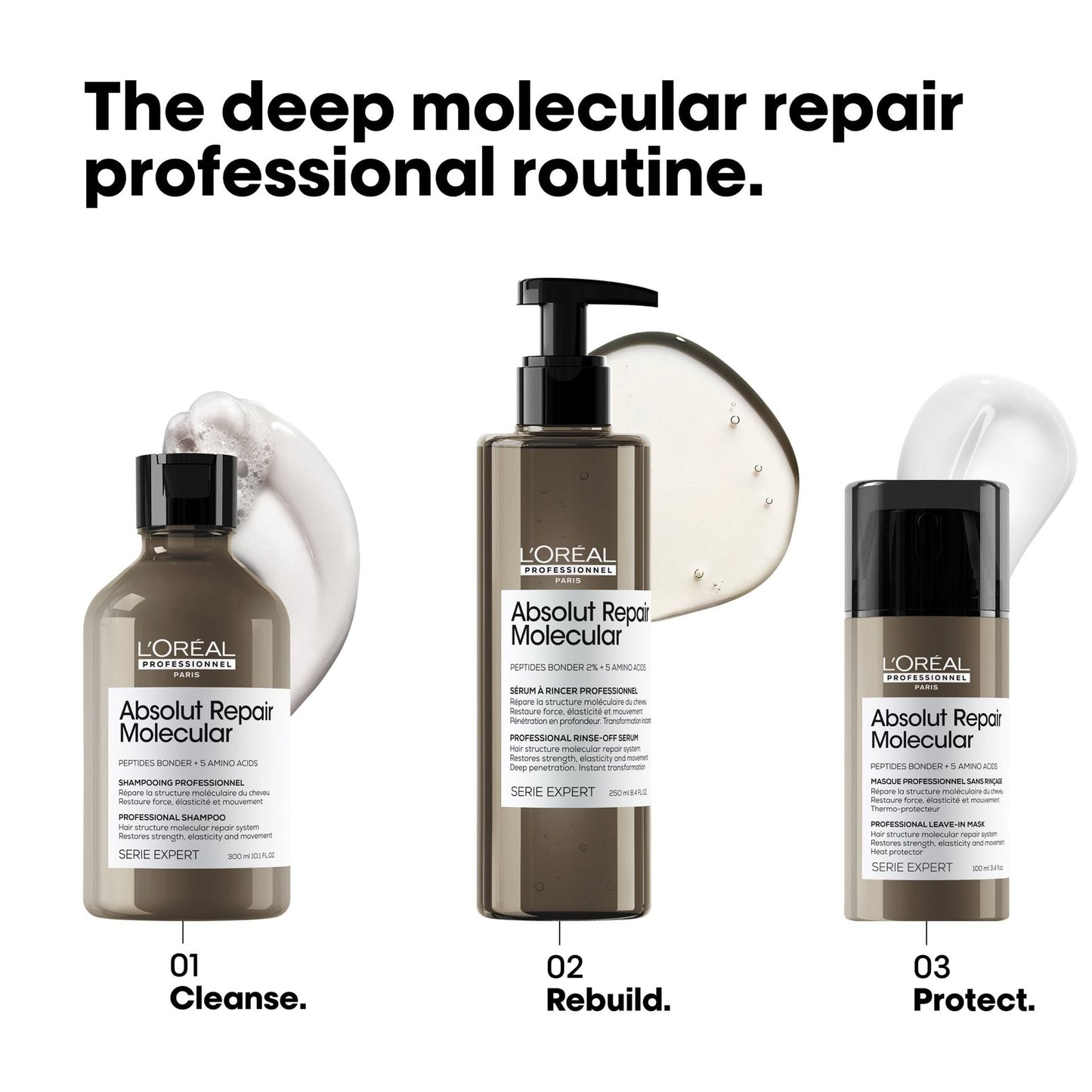 L'Oreal Absolut Repair Molecular Repair Leave - in Mask 3.4 oz - James Geidner Hair Studio
