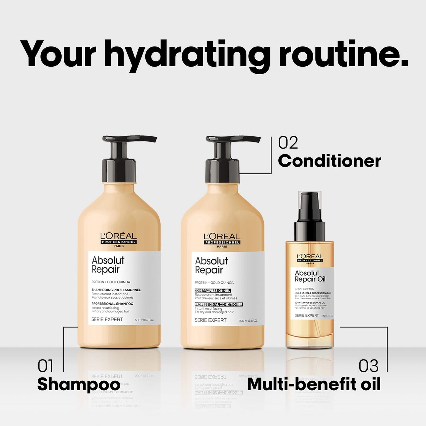 L'Oreal Absolut Repair Shampoo 16.9oz - James Geidner Hair Studio