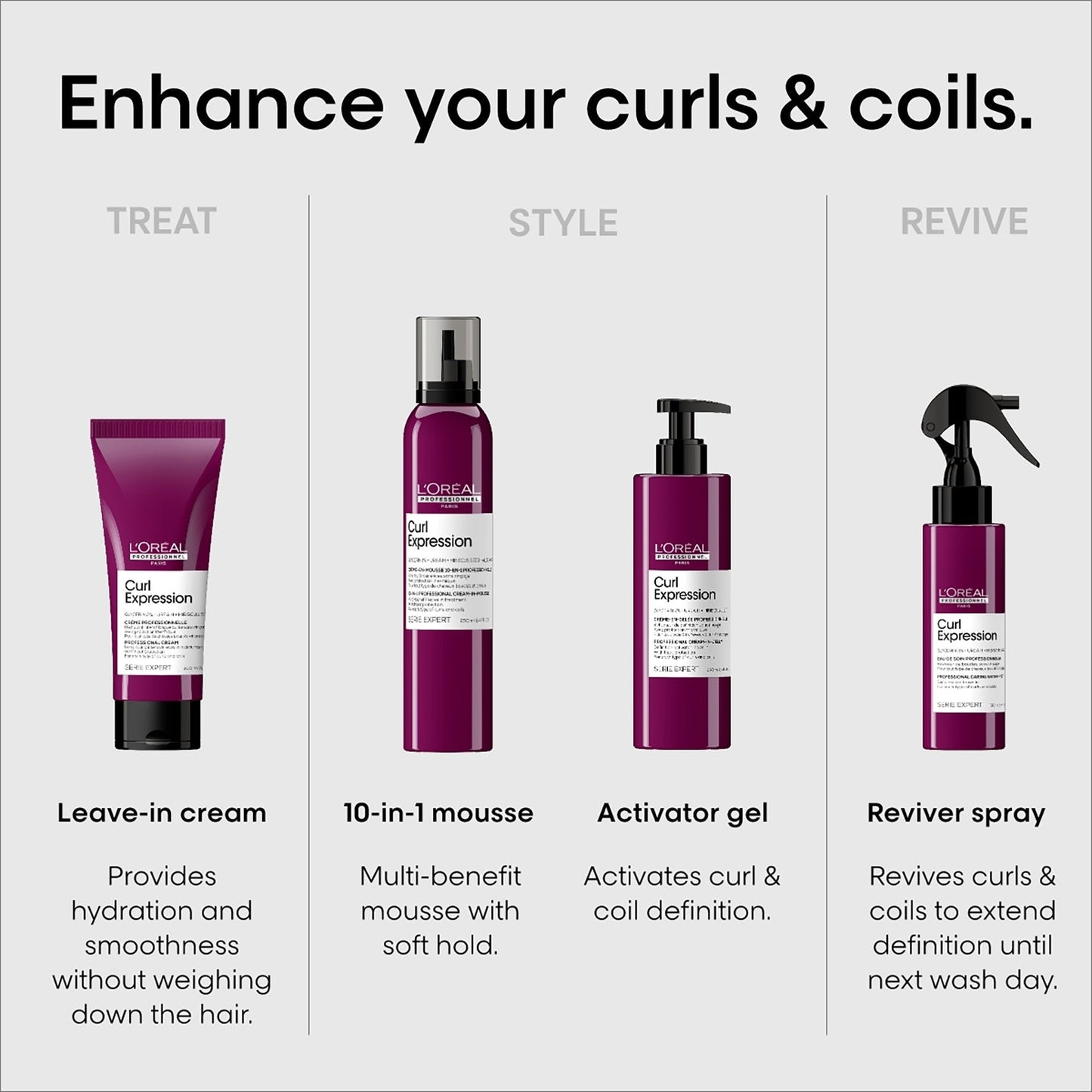 L'Oreal Curl Expression Curls Reviver Spray 6.4oz - James Geidner Hair Studio