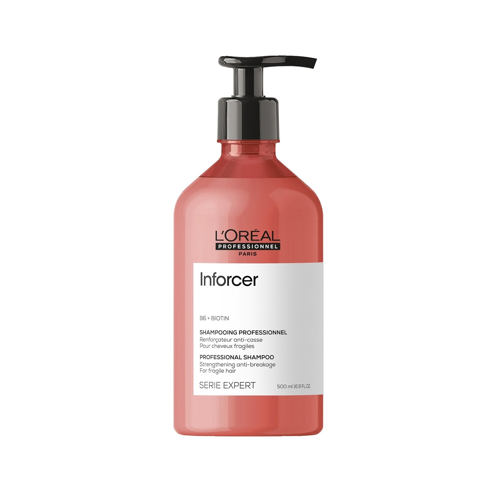 L'Oreal Inforcer Strengthening Anti - Breakage Shampoo 16.9oz - James Geidner Hair Studio