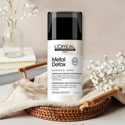 L'Oreal Metal Detox Smoothing Cream 3.4oz - James Geidner Hair Studio