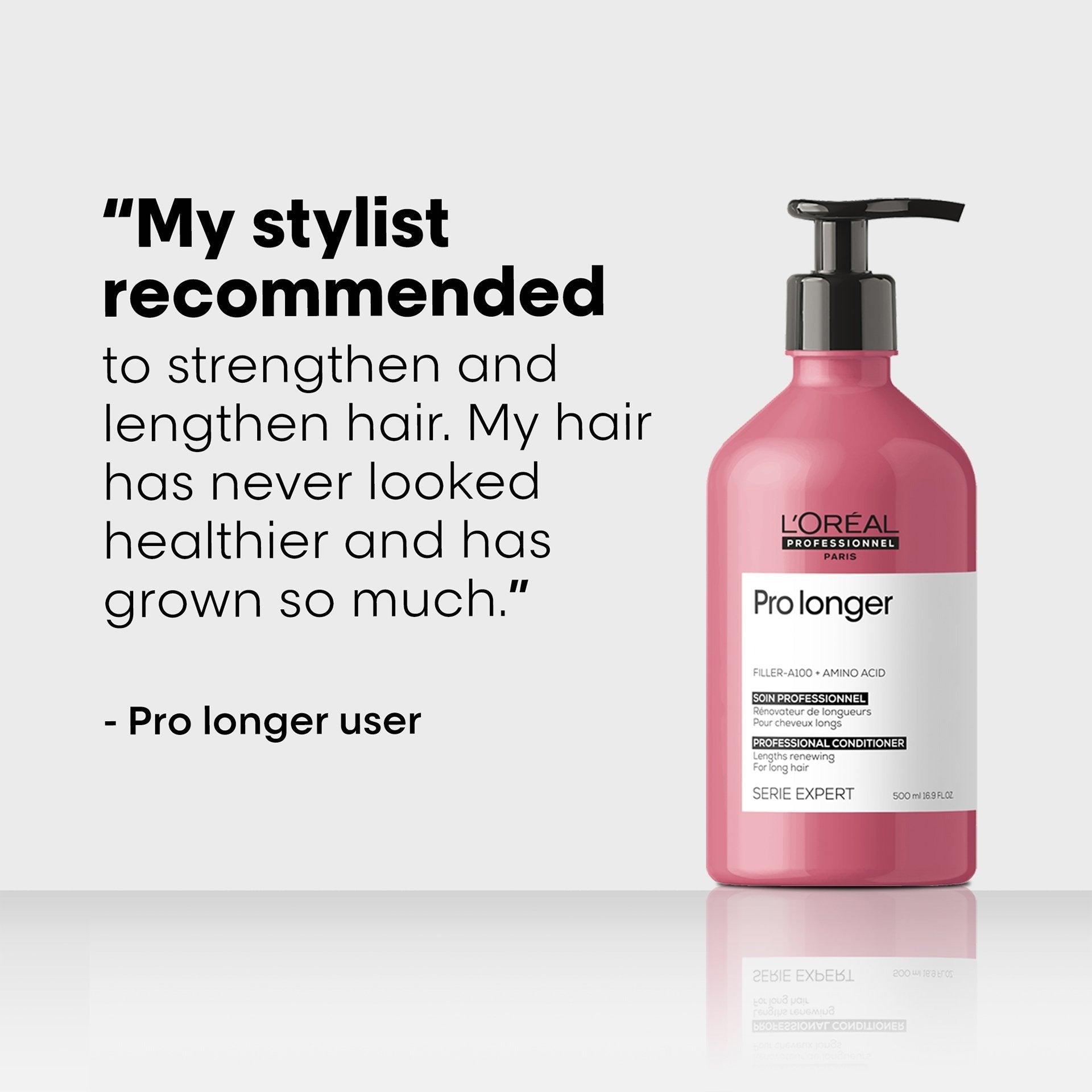 L'Oreal Pro Longer Lengths Renewing Conditioner - James Geidner Hair Studio