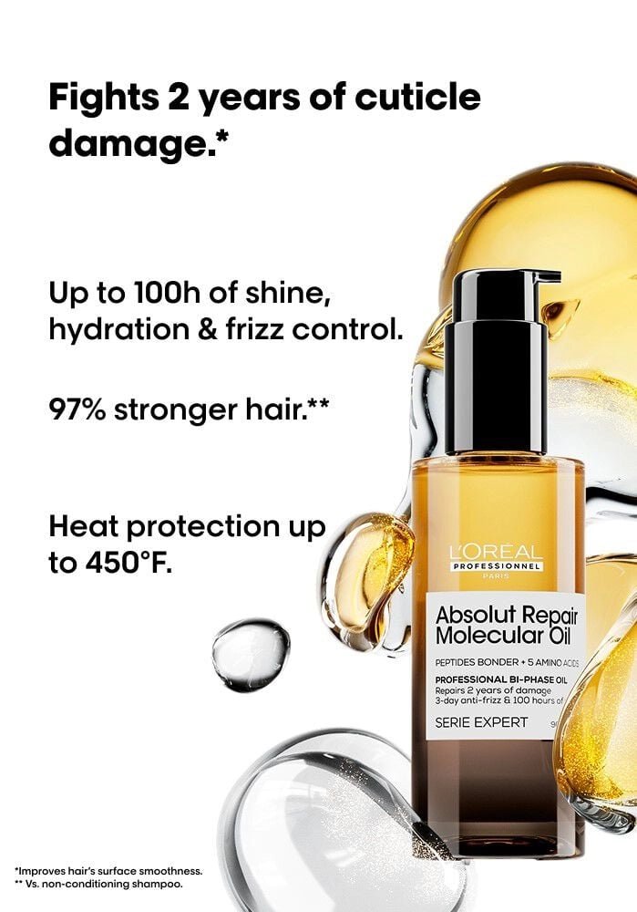 L'Oreal Professionnel Absolut Repair Molecular Oil - James Geidner Hair Studio
