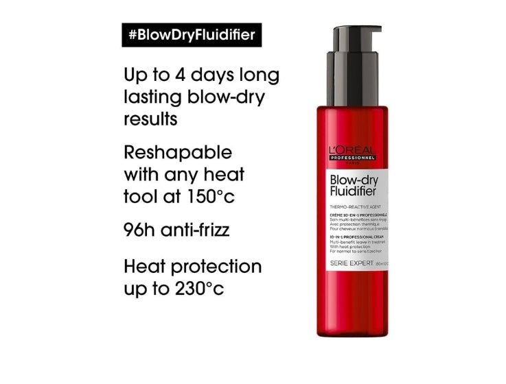 L'Oréal Professionnel Serie Expert Fluidifier Blow - Dry Cream - James Geidner Hair Studio