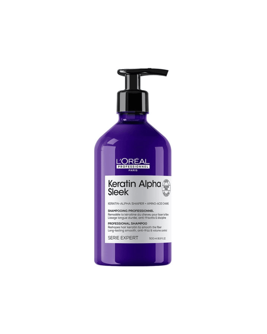 L'Oréal Professionnel Serie Expert Keratin Alpha Sleek Anti - Frizz Shampoo - James Geidner Hair Studio