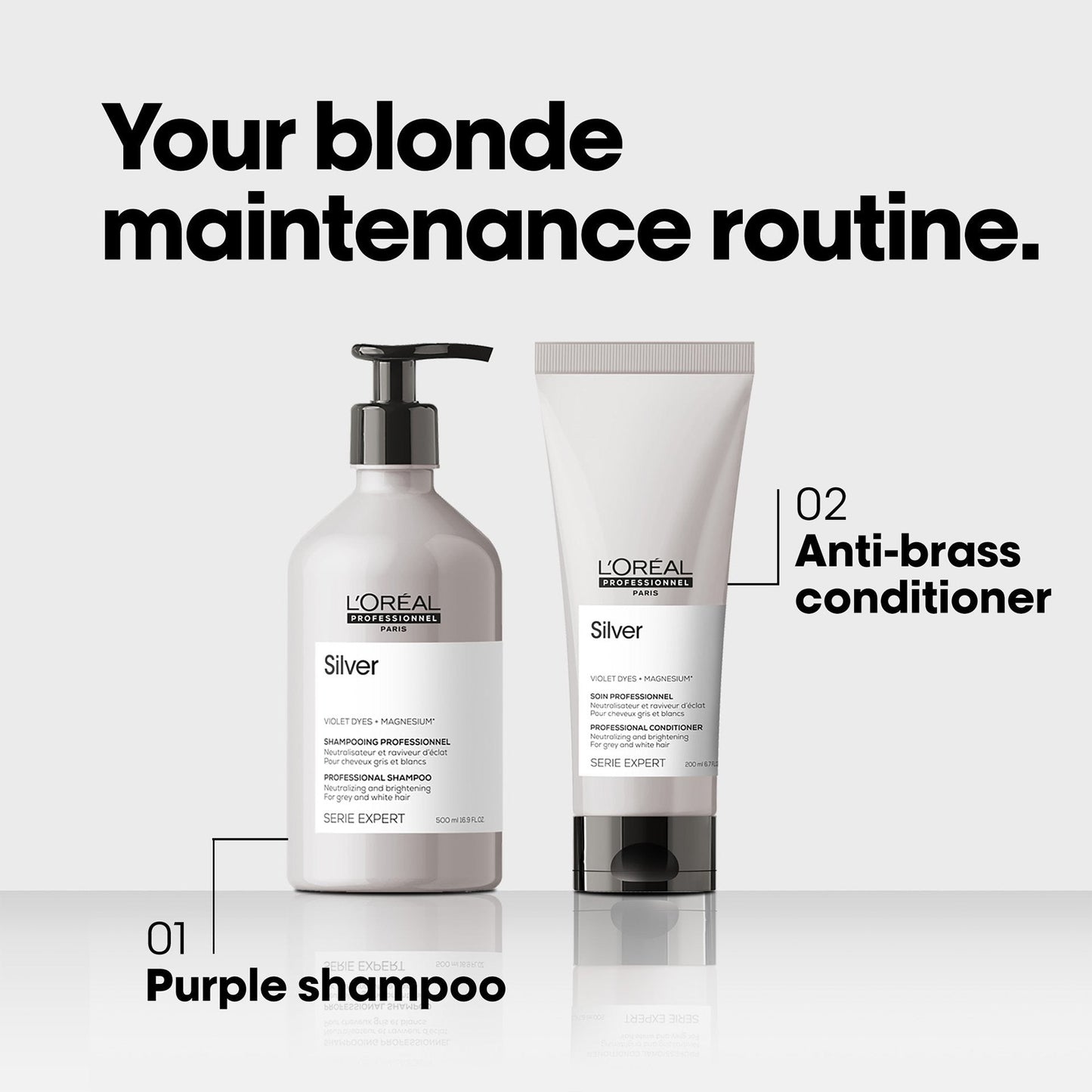 L'Oreal Silver Shampoo - James Geidner Hair Studio