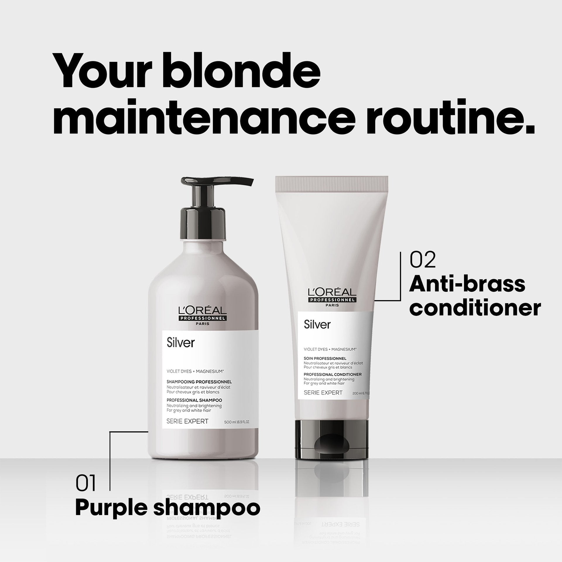 L'Oreal Silver Shampoo - James Geidner Hair Studio