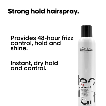 L'Oreal Tecni.Art Extreme Lacquer Extra Strong Hold Hairspray - James Geidner Hair Studio