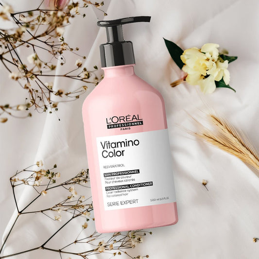 L'Oreal Vitamino Color Radiance Conditioner for Color - Treated Hair - James S Geidner Inc